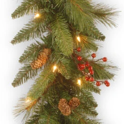 6' X 12" Pre-Lit Long Needle Pine Cone Artificial Christmas Garland– Clear Lights -Ornaments Store dnat dc3 178l 6b 3 47593.1631812642