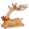 31" Pre-lit LED Champagne Gold Resting Reindeer Christmas Decor -Ornaments Store dnat df 105009u 06507.1587645161