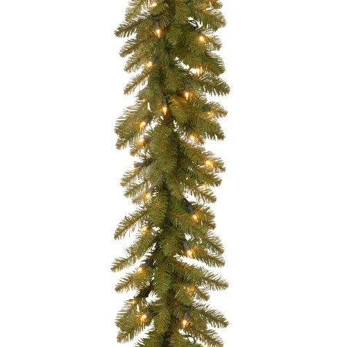 9' X 10" Pre-Lit Dunhill Fir Artificial Christmas Garland– Clear Lights 3 9' X 10" Pre-Lit Dunhill Fir Artificial Christmas Garland– Clear Lights