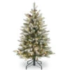 Christmas Central 4.5' Dunhill Fir Artificial Christmas Tree With Red Berries - Clear Lights -Ornaments Store dnat duf 300 45 1 16454.1631812677