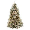 Christmas Central 7.5' Dunhill Fir Artificial Christmas Tree With Red Berries - Clear Lights -Ornaments Store dnat duf 300 75 1 22410.1631812650