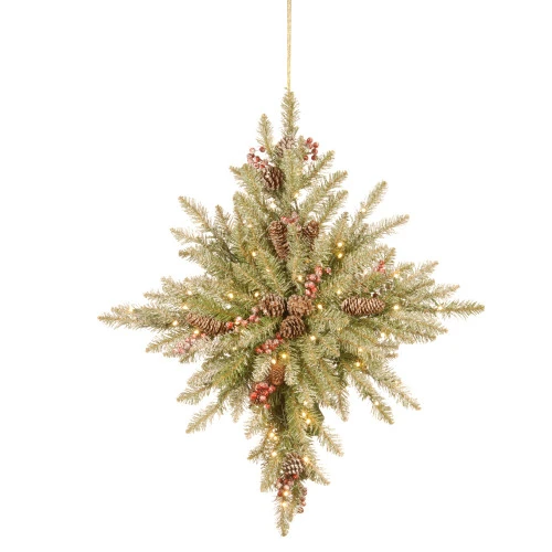 Christmas Central 32" Pre-Lit B/O Dunhill Fir Artificial Bethlehem Christmas Star – LED Lights 3 Christmas Central 32" Pre-Lit B/O Dunhill Fir Artificial Bethlehem Christmas Star – LED Lights