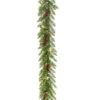 Christmas Central 9' X 10" Pre-Lit Glittery Gold Dunhill Artificial Christmas Garland – Warm White LED Lights -Ornaments Store dnat dugl3 300 9a b1 1 26213.1632242839