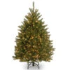 Christmas Central 4.5’ Pre-Lit Dunhill Fir Artificial Christmas Tree - Clear Lights -Ornaments Store dnat duh 45lo 06898.1664466982