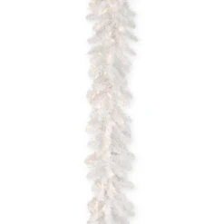 9' X 10” Pre-Lit Dunhill Fir Artificial Christmas Garland - Clear Dura-Lit Lights