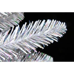 Christmas Central 7.5' Pre-lit Full White Iridescent Dunhill Fir Artificial Christmas Tree, Clear Lights -Ornaments Store dnat duwi1 302 75 3 14241.1678977128