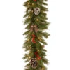 Christmas Central 9' X 10" Pre-Lit Frosted Berry Artificial Christmas Garland, Clear Lights -Ornaments Store dnat frb 9glo 1 1 69130.1664379355