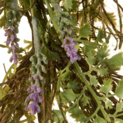 Christmas Central 45" Unlit Garden Accents Fern And Lavender Artificial Garland -Ornaments Store dnat gagl30 45ggl 5 54173.1631812638