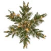 Christmas Central 32" Pre-Lit Glittery Bristle Pine Snowflake, LED Lights -Ornaments Store dnat gb3 300 32s b 1 82404.1670489774