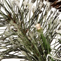 36" Glittery Bristle Pine Battery Operated Artificial Christmas Mailbox Swag - Warm White LED Lights -Ornaments Store dnat gb3 300 3mb b1 3 92144.1587645164