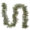 Christmas Central 9' X 10" Pre-Lit Pinecones And Glitter Artificial Christmas Garland, Clear Lights -Ornaments Store dnat glb1 300 9a 1 1 16894.1587645160
