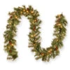 9' X 10" Pre-Lit Glisteing Pine Artificial Christmas Garland - Clear Lights -Ornaments Store dnat gn19 300 9a 1 1 64694.1646701638