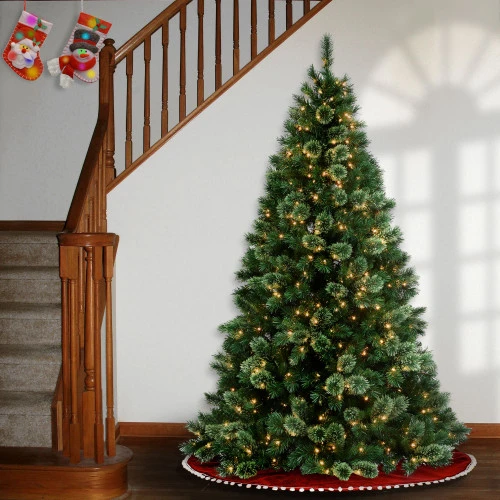 6.5’ Pre-Lit Hamburg Pine Artificial Christmas Tree - Clear Lights 4 6.5’ Pre-Lit Hamburg Pine Artificial Christmas Tree - Clear Lights - Image 2