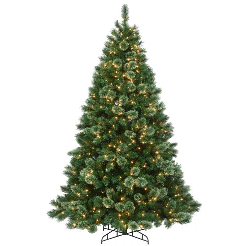 6.5’ Pre-Lit Hamburg Pine Artificial Christmas Tree - Clear Lights 3 6.5’ Pre-Lit Hamburg Pine Artificial Christmas Tree - Clear Lights