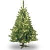 Christmas Central 4’ Pre-lit Kincaid Spruce Mini Artificial Christmas Tree, Clear Lights -Ornaments Store dnat kcdr 40lo s 1 15724.1671008210