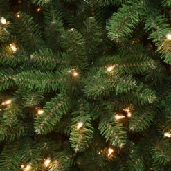 Christmas Central 7’ Pre-lit Kingswood Fir Pencil Artificial Christmas Tree, Clear Lights -Ornaments Store dnat kw7 300 70 3 47562.1664900745