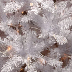 Christmas Central 7’ Pre-Lit White Kingswood Fir Pencil Artificial Christmas Tree, Clear Lights 7 Christmas Central 7’ Pre-Lit White Kingswood Fir Pencil Artificial Christmas Tree, Clear Lights -Ornaments Store dnat kww7 300 70 3 45191.1664379666