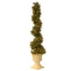 4.5' Pre-lit Potted Juniper Spiral Slim Artificial Christmas Tree - Clear Lights -Ornaments Store dnat lcysp4 321 54 1 72276.1587645158