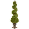 5' Potted Juniper Spiral Pencil Artificial Christmas Tree - Unlit -Ornaments Store dnat lcysp4 707 60 1 26736.1587645162