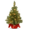 Christmas Central 2' Pre-Lit Potted Majestic Fir Full Artificial Christmas Tree, White LED Lights -Ornaments Store dnat mj3 24bglo b1 1 98335.1587645163