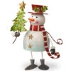 10" White Bobble Snowman Indoor Christmas Decor -Ornaments Store dnat mzc 847 01 75752.1670490063