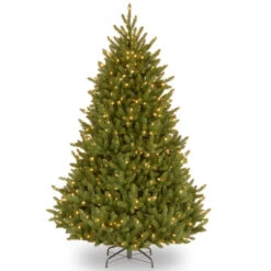 Christmas Central 6.5’ Pre-Lit Medium Natural Fraser Fir Artificial Christmas Tree, Clear Lights