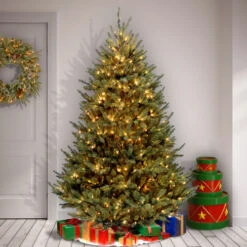 Christmas Central 7.5’ Pre-Lit Full Natural Fraser Fir Artificial Christmas Tree, Clear Lights 7 Christmas Central 7.5’ Pre-Lit Full Natural Fraser Fir Artificial Christmas Tree, Clear Lights -Ornaments Store dnat naffmh1 75lo s1 3 98203.1631812968