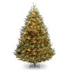 Christmas Central 9’ Pre-Lit Medium Natural Fraser Fir Artificial Christmas Tree, White Lights -Ornaments Store dnat naffmh1 90lo s2 1 30197.1670489774