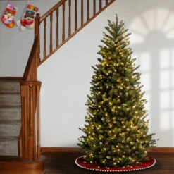 Christmas Central 7.5' Pre-Lit Slim Natural Fraser Fir Artificial Christmas Tree, Clear Lights 7 Christmas Central 7.5' Pre-Lit Slim Natural Fraser Fir Artificial Christmas Tree, Clear Lights -Ornaments Store dnat naffslh1 75lo 3 13213.1631812969