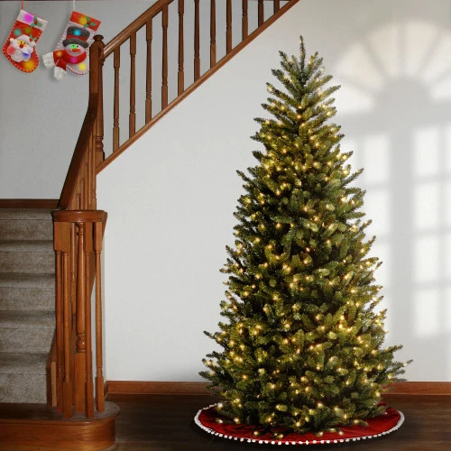 Christmas Central 7.5' Pre-Lit Slim Natural Fraser Fir Artificial Christmas Tree, Clear Lights 5 Christmas Central 7.5' Pre-Lit Slim Natural Fraser Fir Artificial Christmas Tree, Clear Lights - Image 3