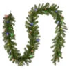 Christmas Central 9' X 10" Pre-Lit Norwood Fir Artificial Christmas Garland, Multicolor LED Lights -Ornaments Store dnat nf3 309 9a b 1 40529.1631811173