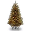 Christmas Central 5’ Pre-Lit Full North Valley Spruce Artificial Christmas Tree, Clear Lights -Ornaments Store dnat nrv7 300 50 1 21943.1587645158