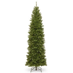 Christmas Central 9’ Pencil North Valley Spruce Slim Artificial Christmas Tree, Unlit