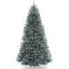 Christmas Central 7’ Pre-Lit Blue Full North Valley Spruce Artificial Christmas Tree, Clear Lights -Ornaments Store dnat nrvb7 306 70 1 66575.1651855849