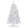 Christmas Central 4.5’ Pre-Lit North Valley White Spruce Artificial Christmas Tree, Clear Lights -Ornaments Store dnat nrvw7 302 45 1 54512.1664726381
