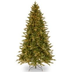Christmas Central 7.5’ Pre-Lit Avalon Spruce Artificial Christmas Tree, Clear Lights