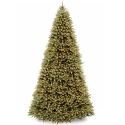 Christmas Central 12โ Pre-Lit Downswept Douglas Fir Artificial Christmas Tree, Clear Lights