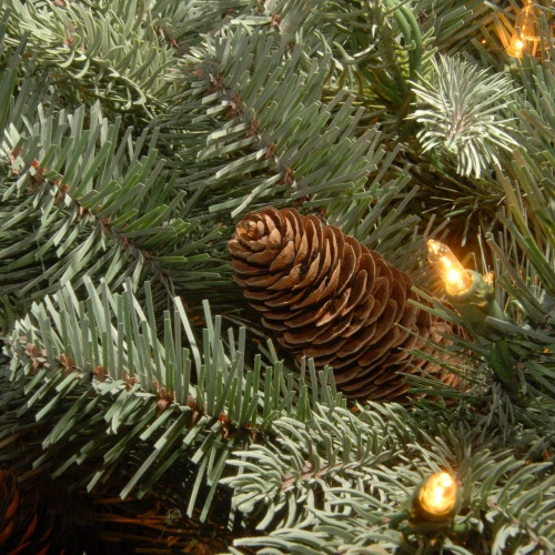 Christmas Central 7.5' Frosted Arctic Spruce Artificial Christmas Tree, Clear Lights 5 Christmas Central 7.5' Frosted Arctic Spruce Artificial Christmas Tree, Clear Lights - Image 3