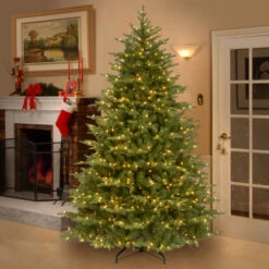 Christmas Central 7.5’ Pre-Lit Medium Nordic Spruce Artificial Christmas Tree, Clear Lights -Ornaments Store dnat pens1 307 75 2 69409.1670490063