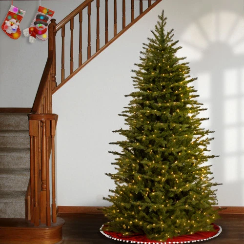 Christmas Central 7.5’ Pre-Lit Nordic Spruce Artificial Christmas Tree, Clear Lights 4 Christmas Central 7.5’ Pre-Lit Nordic Spruce Artificial Christmas Tree, Clear Lights - Image 2