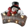 Christmas Central 18.5" Pre-Lit Snowman "Let It Snow" Christmas Wall Sign -Ornaments Store dnat pg11 181005 1 35485.1587645155