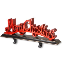 Christmas Central 18" "Merry Christmas" Lettered Christmas Stocking Holder