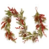 6' Green And Red Pine Cone Artificial Christmas Garland - Unlit 1 6' Green And Red Pine Cone Artificial Christmas Garland - Unlit -Ornaments Store dnat rac g060746a 06376.1587644856