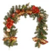 Christmas Central 6' X 1" Evergreen With Ball Ornaments, Poinsettia, And Bow Artificial Christmas Garland, Unlit -Ornaments Store dnat rac js18186 1 60056.1587644856