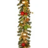 Christmas Central 6' X 10" Pre-Lit Battery Operated Artificial Christmas Garland, Warm White LED Lights 1 Christmas Central 6' X 10" Pre-Lit Battery Operated Artificial Christmas Garland, Warm White LED Lights -Ornaments Store dnat rac x2791 1 90226.1587645072