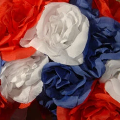 Christmas Central 14" Patriotic Rose Wreath 7 Christmas Central 14" Patriotic Rose Wreath -Ornaments Store dnat rap 5285145w 1 2 53499.1631812644