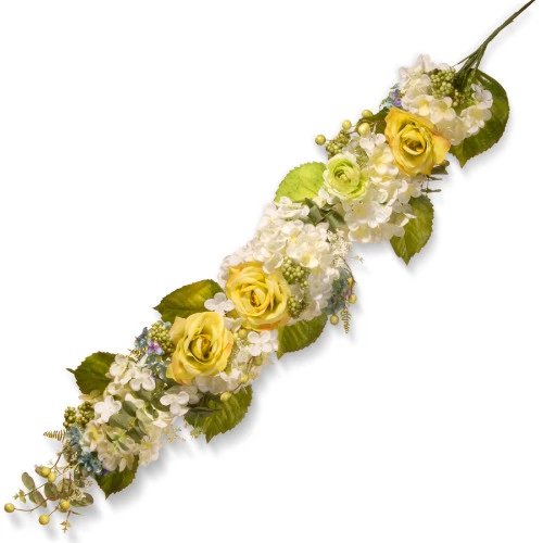 Christmas Central 48” Spring Flowers Artificial Garland 3 Christmas Central 48” Spring Flowers Artificial Garland