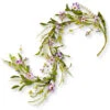 5’ Spring Purple Flower Artificial Garland