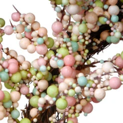 Pink Berry Artificial Wreath - 16-Inch, Unlit -Ornaments Store dnat ras hyb15157 1 3 39170.1631812646