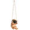 5" Black And Brown Contemporary Swinging Pug Puppy Decor 1 5" Black And Brown Contemporary Swinging Pug Puppy Decor -Ornaments Store dnat ras zhs10400 1 3 11665.1587644855